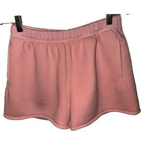 J.Crew Women's Heritage Fleece Sweat Short Salmon/ Orange Size S